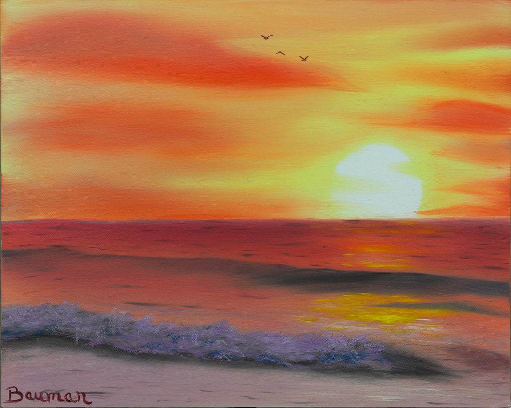 "Ocean Sunset" HD Print