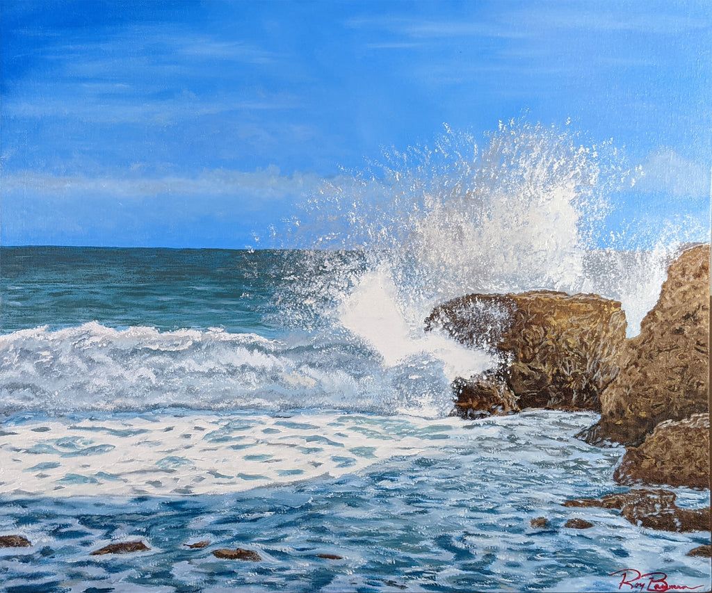 "Crashing Ridge" Original Oil Painting 24" x 20"
