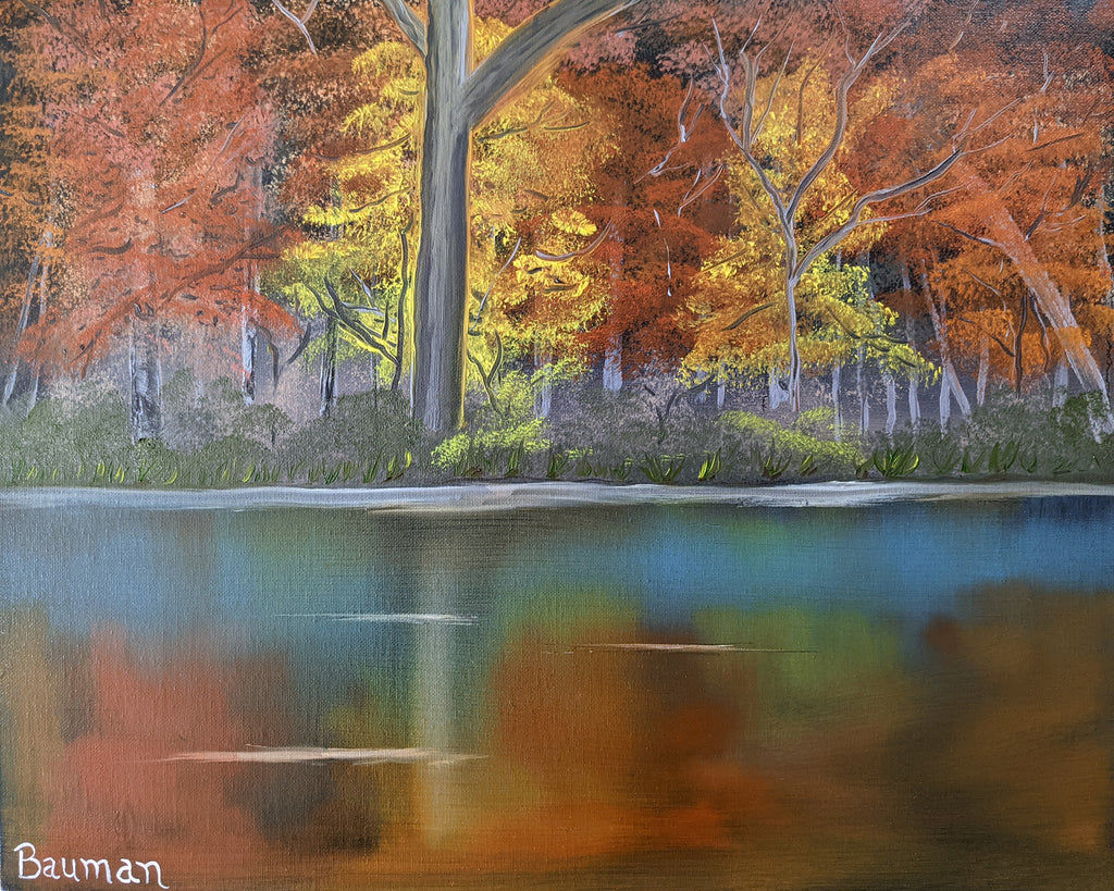 "Impressions of Fall" 20" x 16" Original Oil Painting