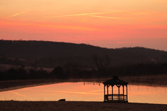 "Contrails in the Lake" HD Print