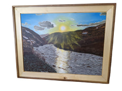 Mountain Rays Framed